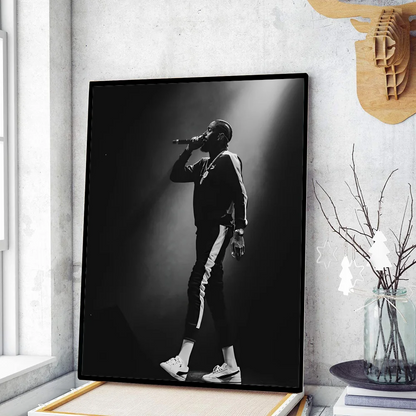 Nipsey Hussle American Rapper Poster Movie Sticky Posters Retro Kraft Paper Sticker DIY Room Bar Cafe Art Wall Painting