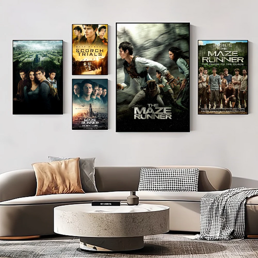 The Maze Runner Movie Good Quality Prints and Posters Vintage Room Bar Cafe Decor Home Decor