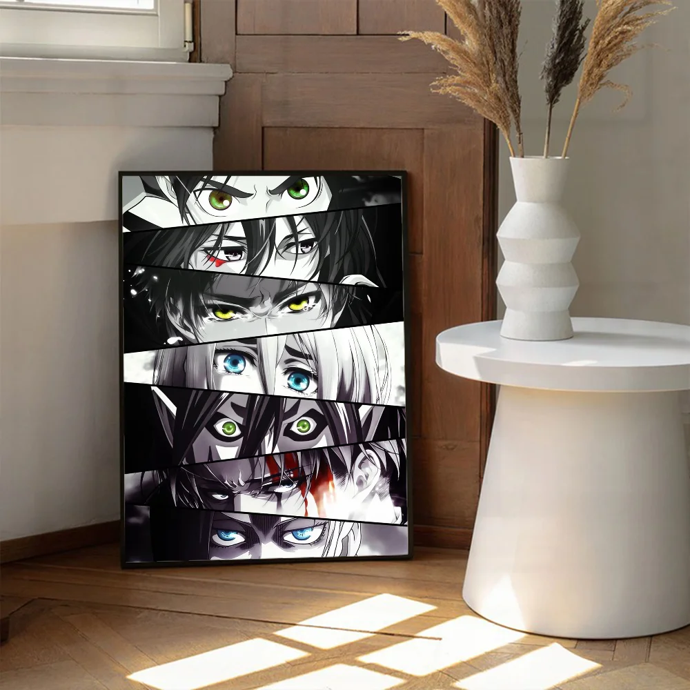 Anime A-AttackS on T-Titan Good Quality Prints and Posters Waterproof Paper Sticker Coffee House Bar Posters Wall Stickers