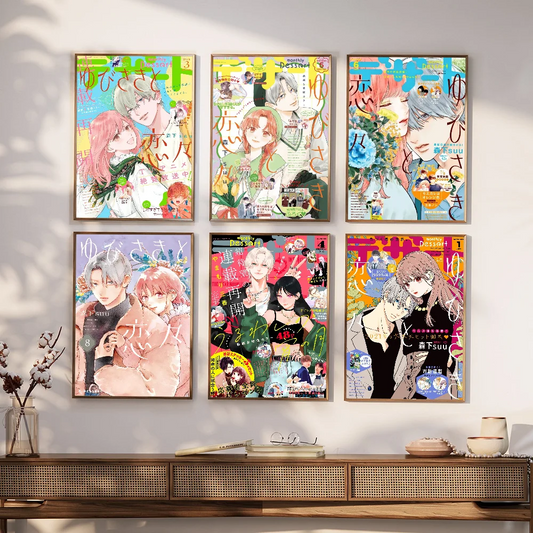 A Sign of Affection Anime Vintage Posters Sticky Whitepaper Sticker DIY Room Bar Cafe Room Wall Decor