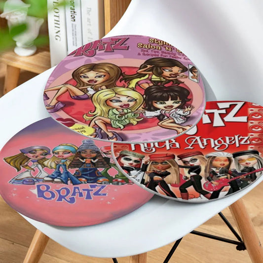 Bratz Doll Tie Rope Chair Cushion Soft Office Car Seat Comfort Breathable 45x45cm Cushion Pads