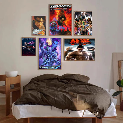 TEKKEN Video Game Good Quality Prints and Posters Whitepaper Prints Posters Artwork Wall Decor