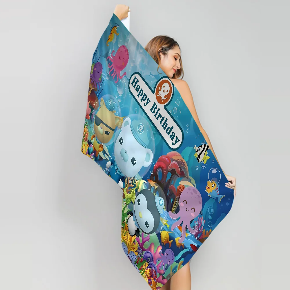 The Octonauts cartoon Towel Microfiber Beach Towel Absorbent Quick dry Soft Yoga Swimming Resort Mountain Climbing Towel