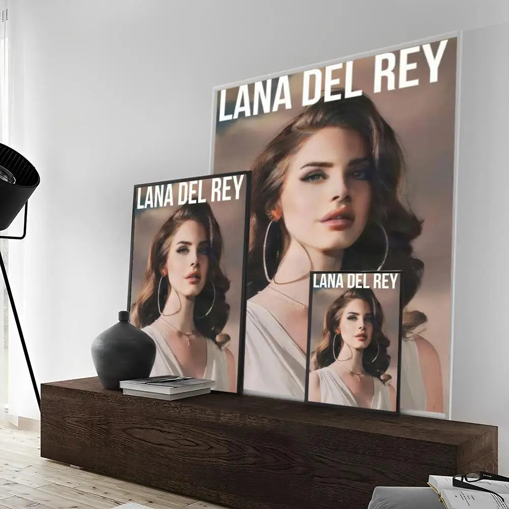 Póster de Lana Del Rey Lust for Life, pósteres de anime, pósteres retro de arte de pared de calidad HD adhesivos para decoración de habitaciones kawaii del hogar