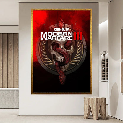 Pósteres de películas clásicas Call of Duty M-Modern W-Warfare III, póster de calidad HD, arte de pared, pintura, estudio, decoración nórdica para el hogar