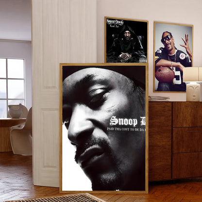 Rapper S-Snoop D-Dogg Poster Anime Posters Sticky HD Quality Wall Art Retro Posters for Home Kawaii Room Decor