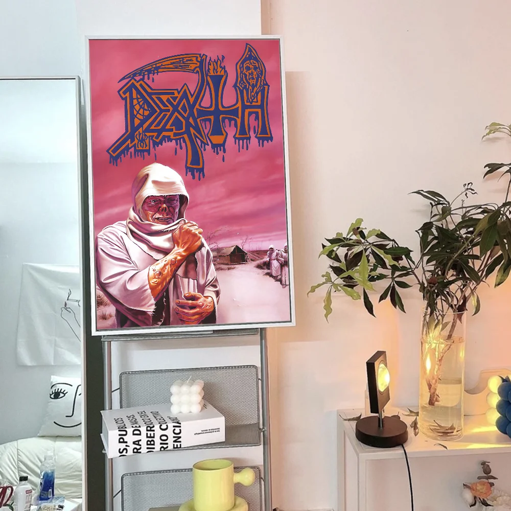 Angles Old D-Deaths Mental Rock Band Movie Sticky Posters Retro Kraft Sticker DIY Room Bar Cafe Aesthetic Art Wall Painting