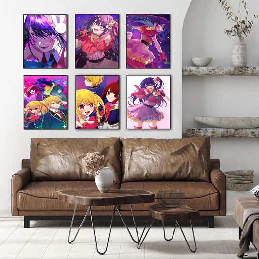 Oshi No Ko Anime Good Quality Prints and Posters HD Quality Poster Wall Art Painting Study Home Decor