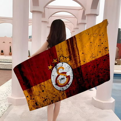 Galatasaray Towel Microfiber Beach Towel Absorbent Quick dry Soft Yoga Swimming Resort Mountain Climbing Towel