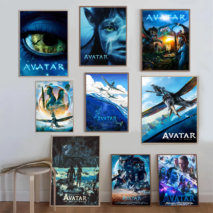 A-Avatar T-The Way of W-Waters Anime Posters Sticky Waterproof Paper Sticker Coffee House Bar Kawaii Room Decor