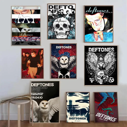 Deftones Singer Poster Home Furnishing decoration Highend Kraft paper Poster Wall Painting Study Home Living Room Decoration