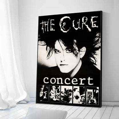 The Cure Posters Waterproof Paper Sticker Self-adhesive Art Poster Kraft Paper Sticker DIY Room Bar Cafe Decorative Painting