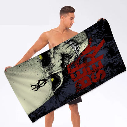 Amine BERSERK Towel Microfiber Beach Towel Absorbent Quick dry Soft Yoga Swimming Resort Mountain Climbing Towel