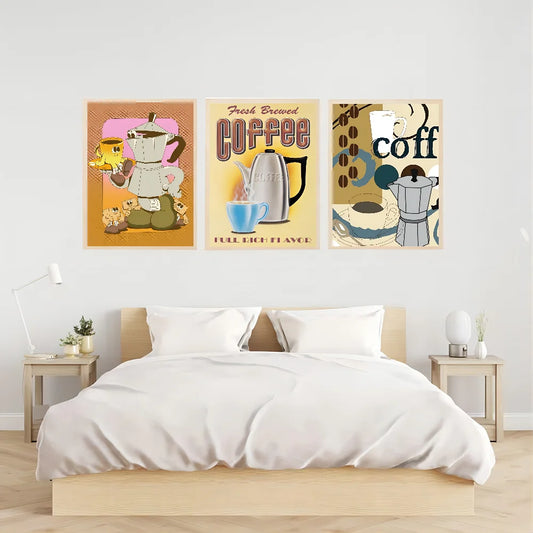 Cafetera espresso Pósteres de películas clásicas Decoración de cafeterías y bares Decoración nórdica para el hogar