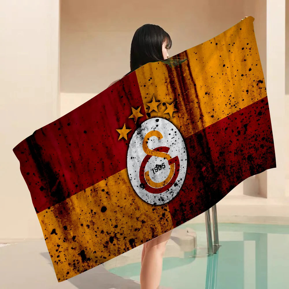 Galatasaray Towel Microfiber Beach Towel Absorbent Quick dry Soft Yoga Swimming Resort Mountain Climbing Towel