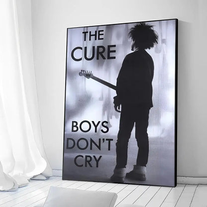 The Cure Posters Waterproof Paper Sticker Self-adhesive Art Poster Kraft Paper Sticker DIY Room Bar Cafe Decorative Painting